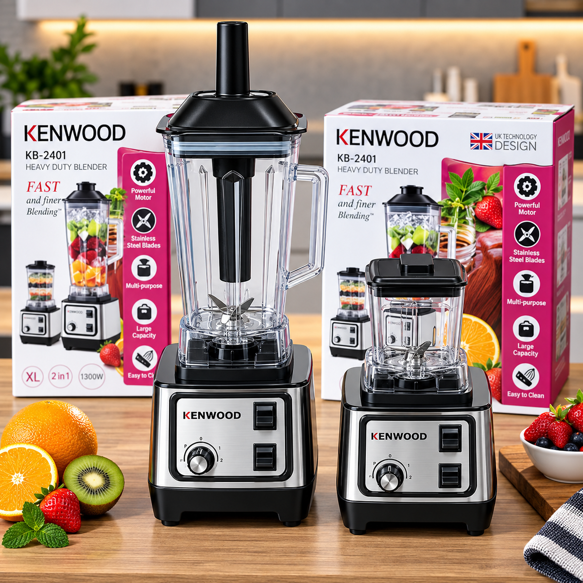 Kenwood Heavy Duty 2-in-1 Commercial Blender & Grinder