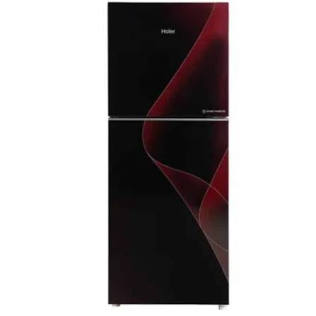 Haier HRF-246 IPRA Smart Inverter Refrigerator (Red Glass/GreenFinish)