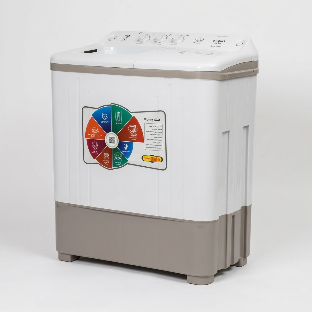 Super Asia SA-241 Smart Wash Twin Tub Washing Machine (7 KG)