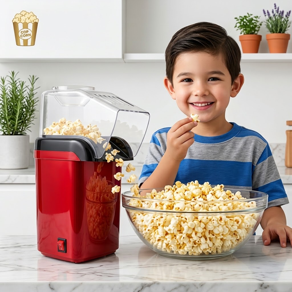 Electric Hot Air Popcorn Maker