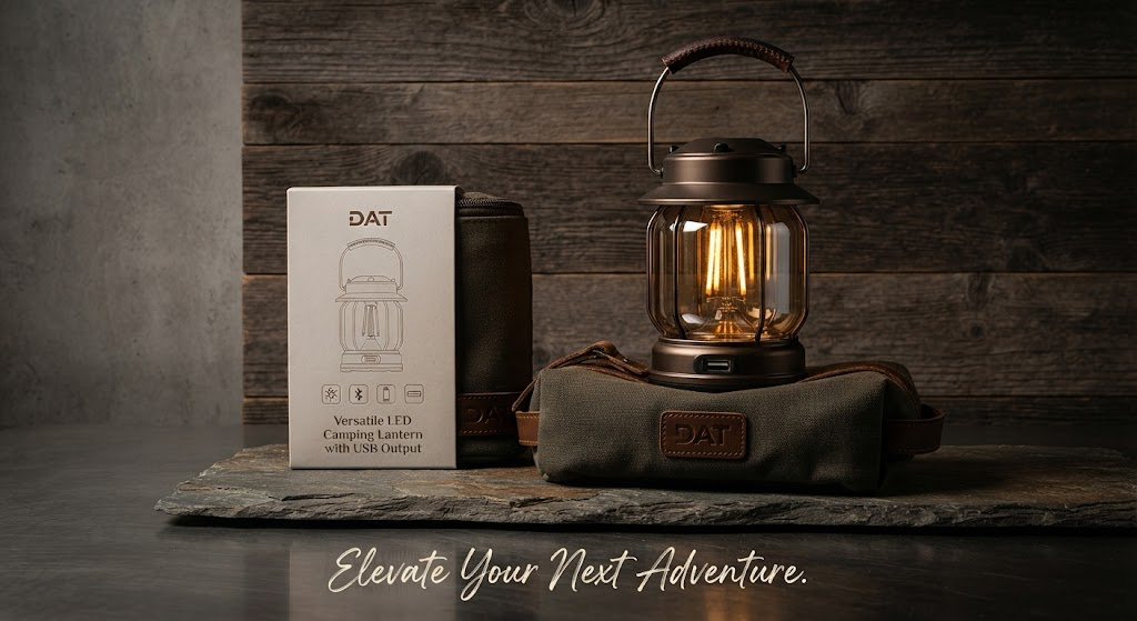 Versatile LED Camping Lantern with USB Output (DT-715)