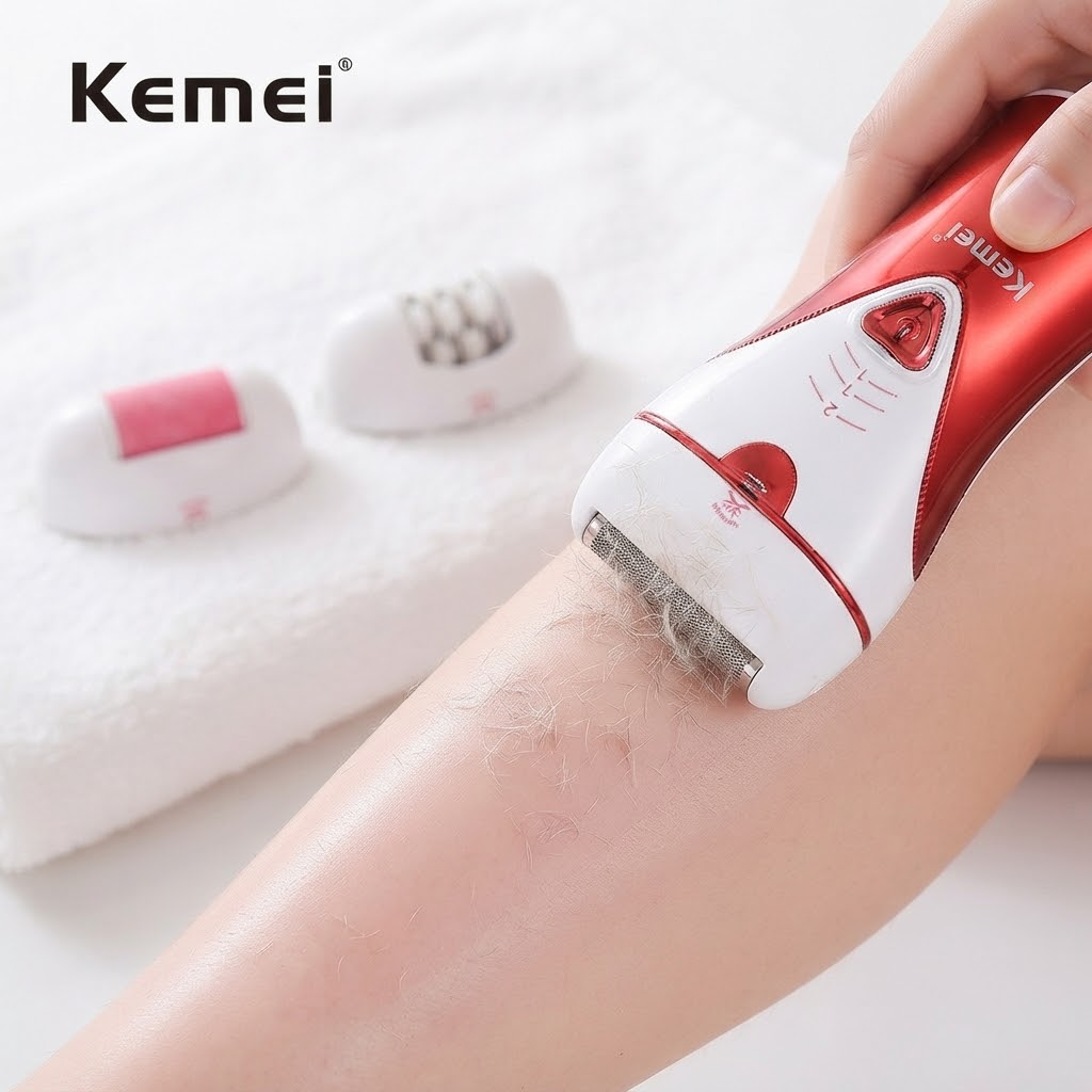 Kemei 3-in-1 Advanced All-In-One Beauty Treatment &amp; Grooming Kit