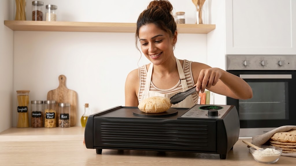 Alborz Multi-Purpose Electric Roti &amp; Snack Maker (1800W)
