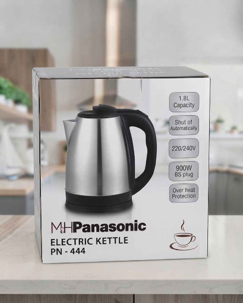 MH Panasonic 1.8L Stainless Steel Electric Kettle (PN-444)