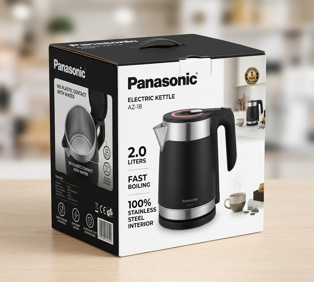 Panasonic 2.0L Stainless Steel Electric Kettle (AZ-18)