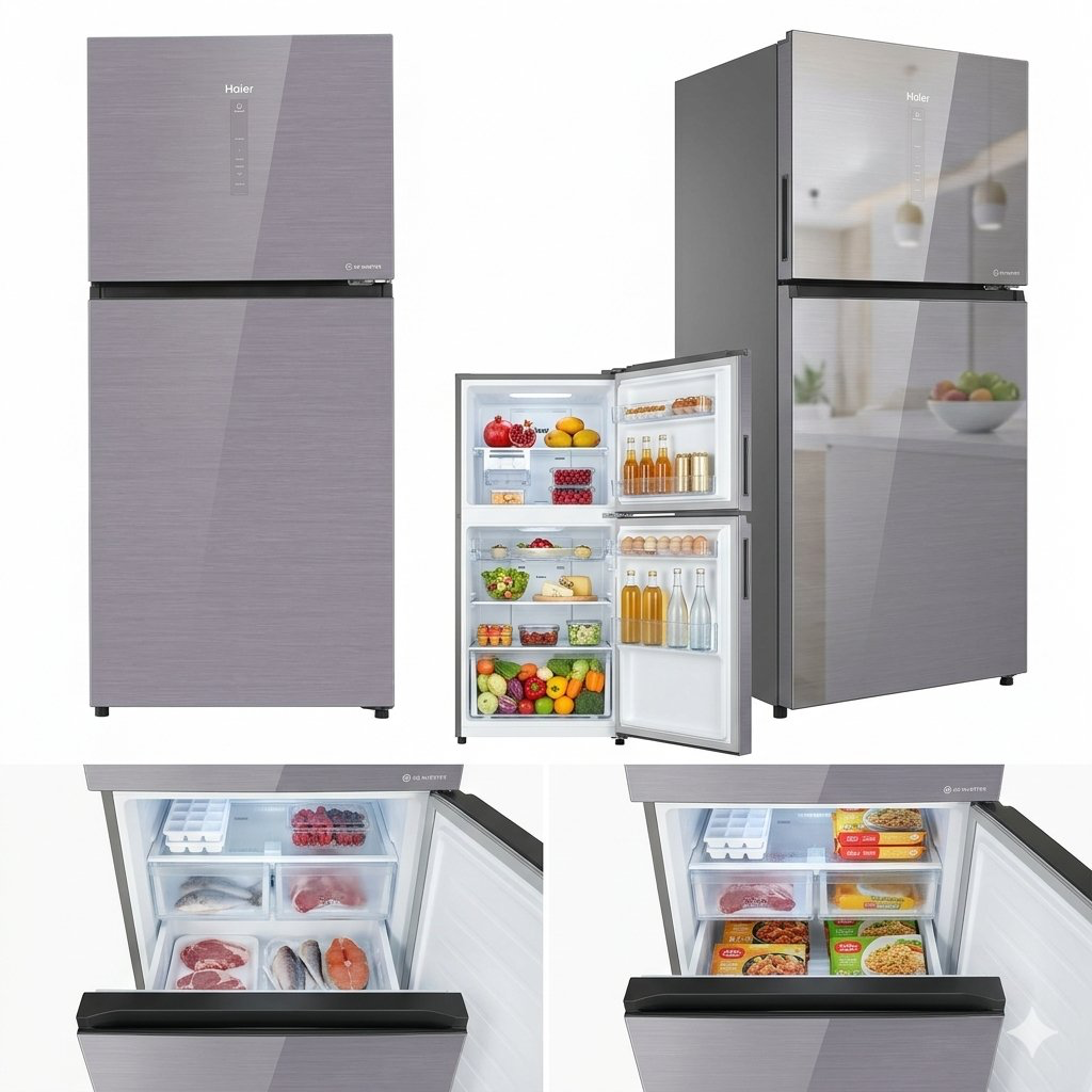 Haier 458 IoT Inverter Refrigerator – Smart Cooling, Modern Living