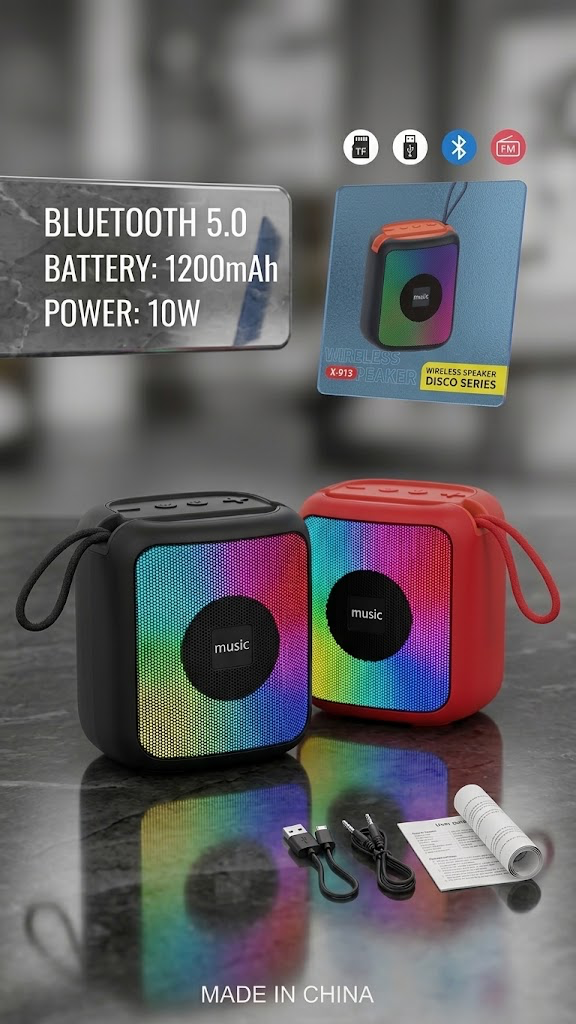 Disco X-913 Wireless Bluetooth Speaker