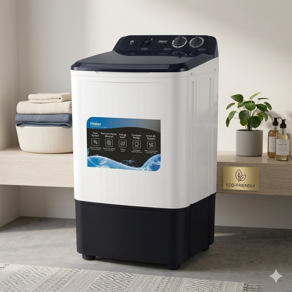 Haier 12 KG Semi-Automatic Single-Tub Washer (1217 Series)
