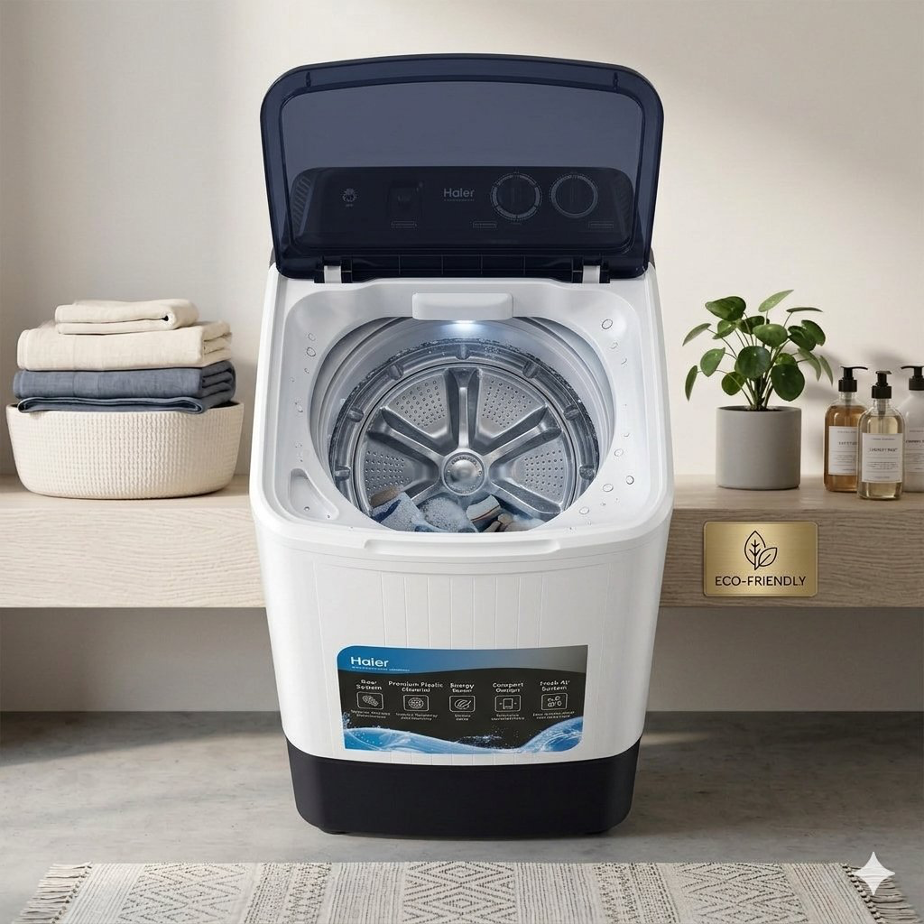 Haier 12 KG Semi-Automatic Single-Tub Washer (1217 Series)