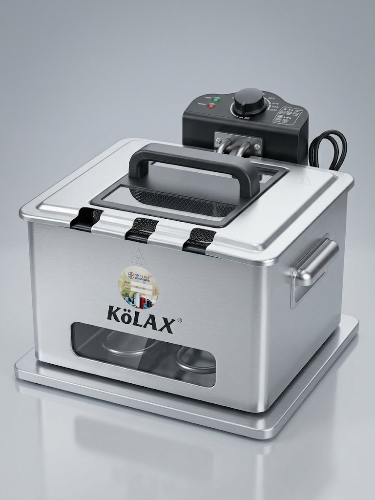 KOLAX Electric Deep Fryer – Adjustable Temperature Control