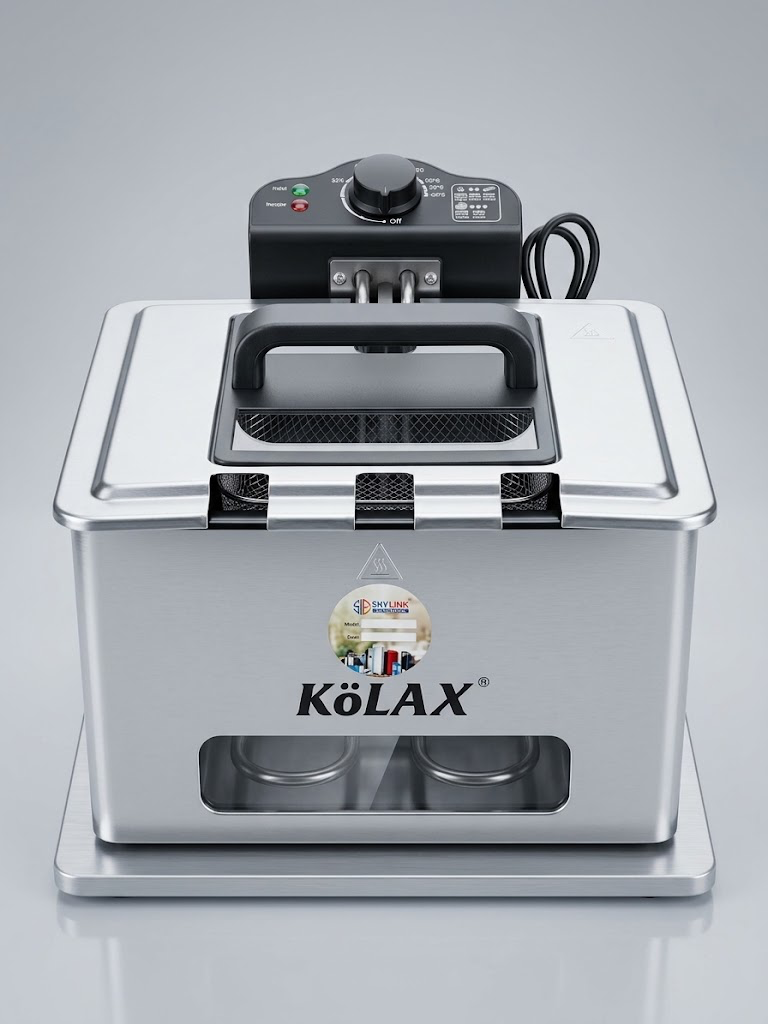 KOLAX Electric Deep Fryer – Adjustable Temperature Control