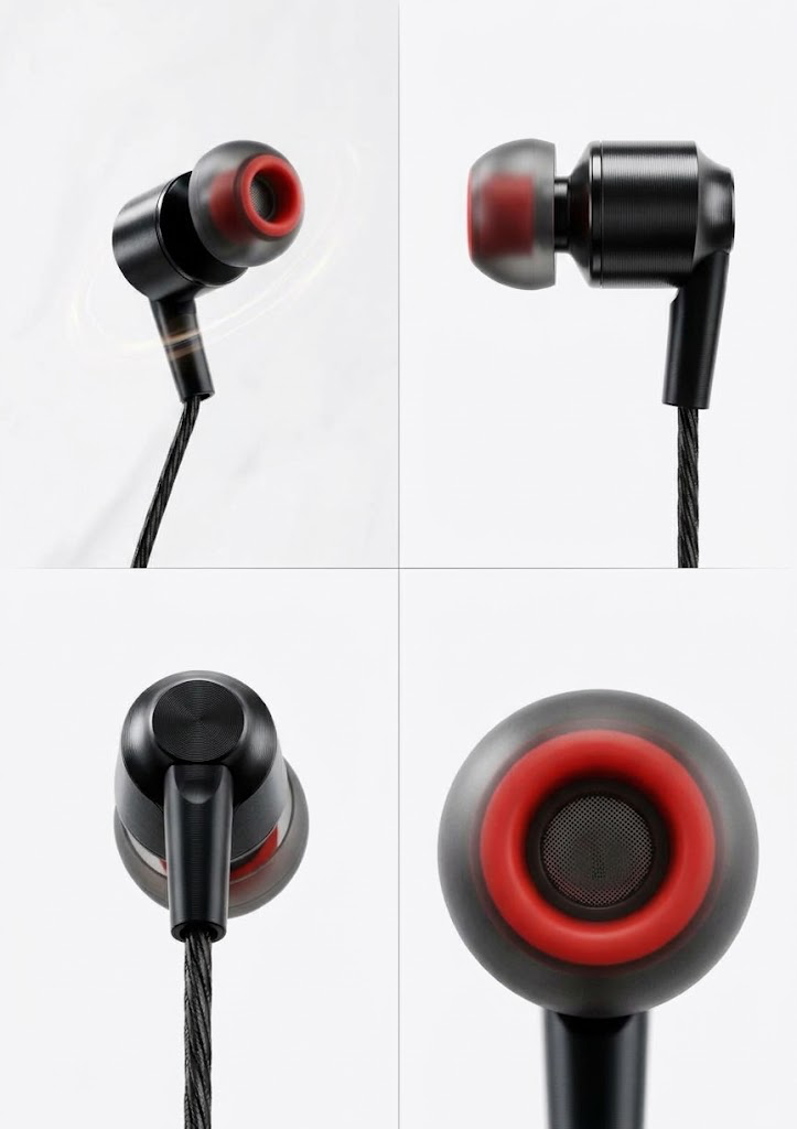 AMC AM70 Universal Wired Earphones with HD Microphone