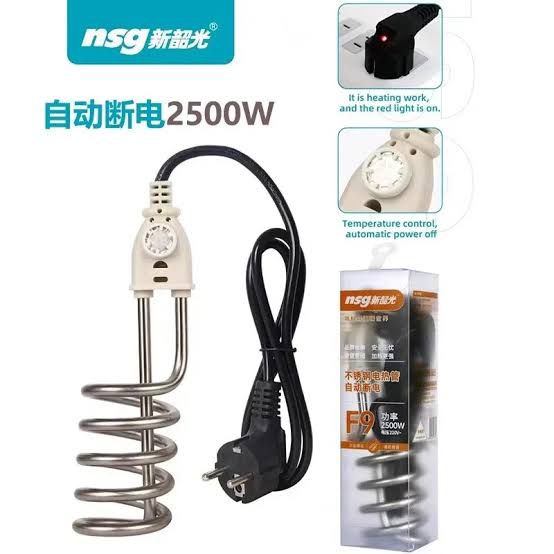 F9 2500W Immersion Water Heater – Electric Heating Rod