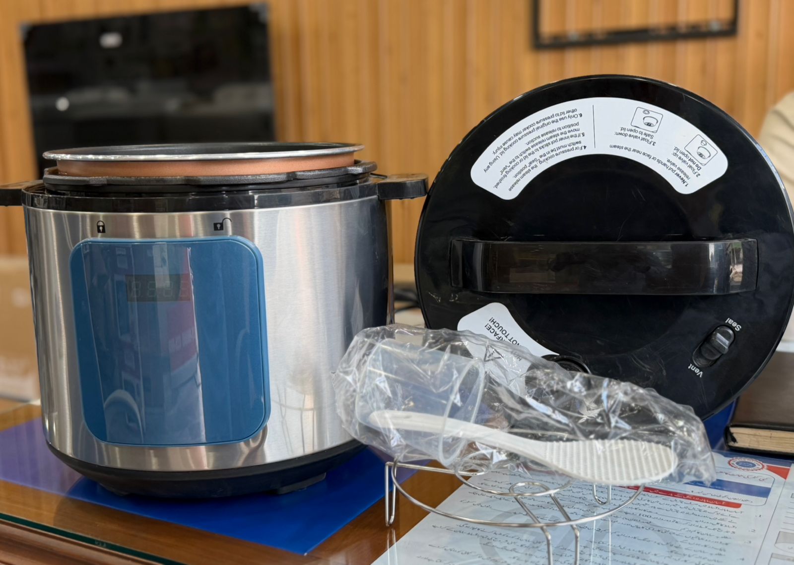 Geepas Electric Rice Cooker – Stainless Steel Multi-Function Cooker