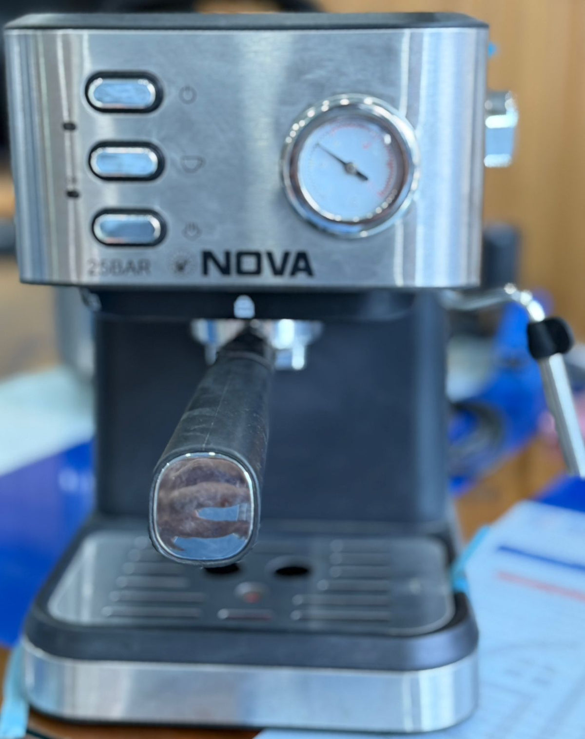 Nova Espresso Coffee Machine – Steam & Milk Frothing Maker