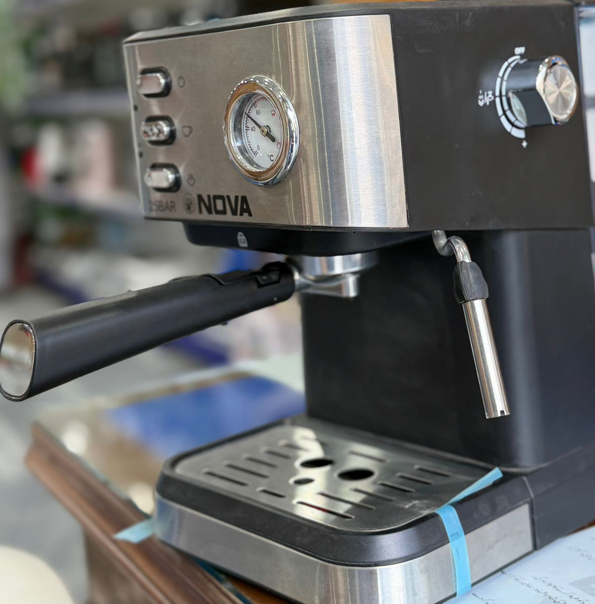 Nova Espresso Coffee Machine – Steam & Milk Frothing Maker