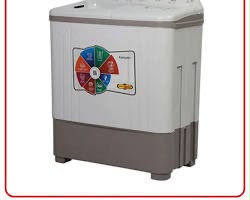 Super Asia SA-241 Smart Wash Twin Tub Washing Machine (7 KG)