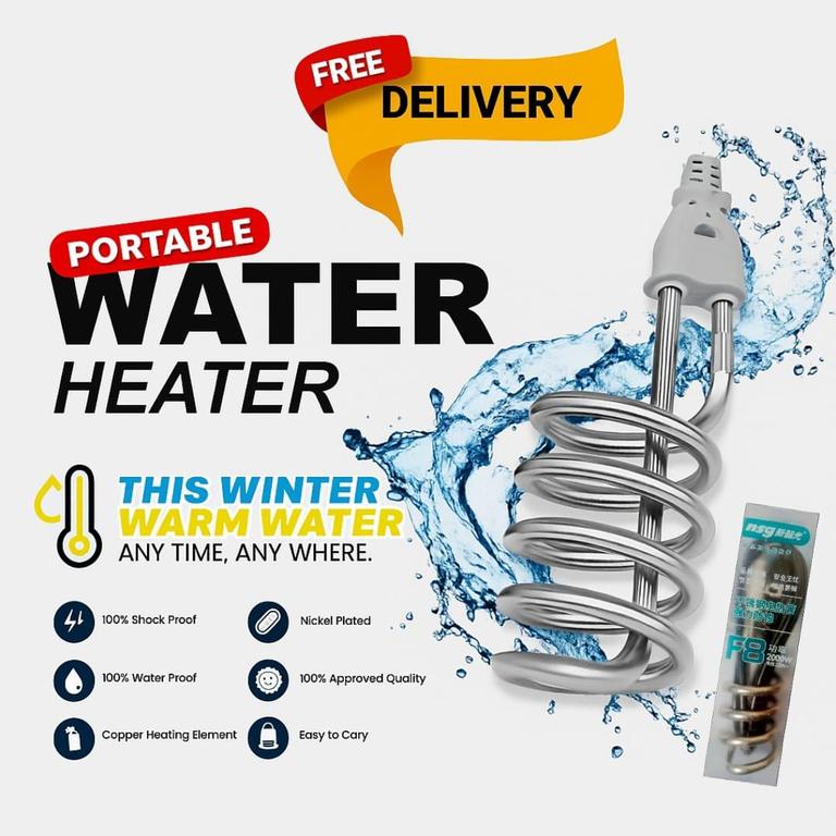 NSG F8 Electric Water Heating Rod – 2000W