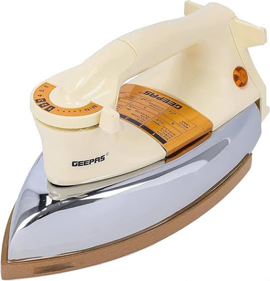 Geepas Automatic Dry Iron – Heavy Weight Iron GDI23011