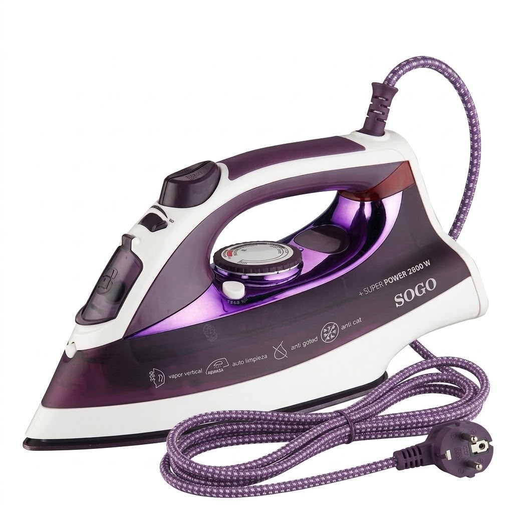 SOGO Super Power Steam Iron – 2600W